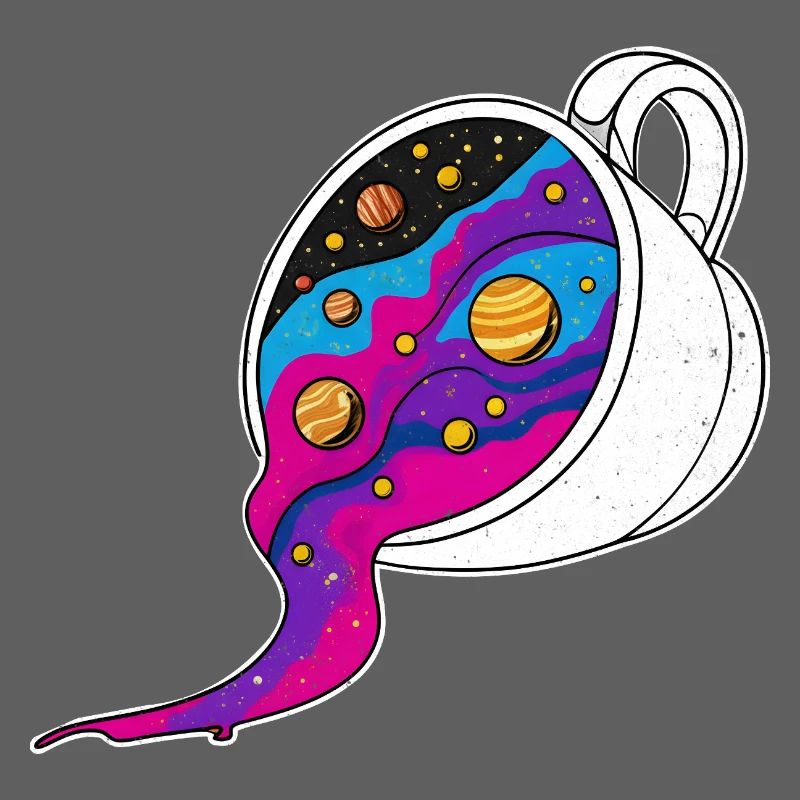Cosmic Coffee Mug Galaxy River