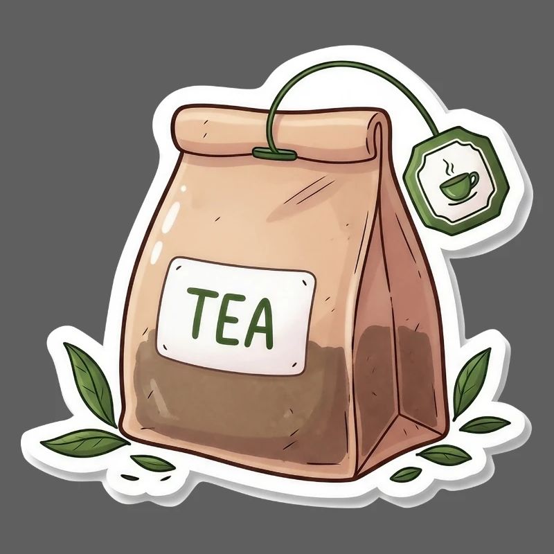 Teebeutel Illustration
