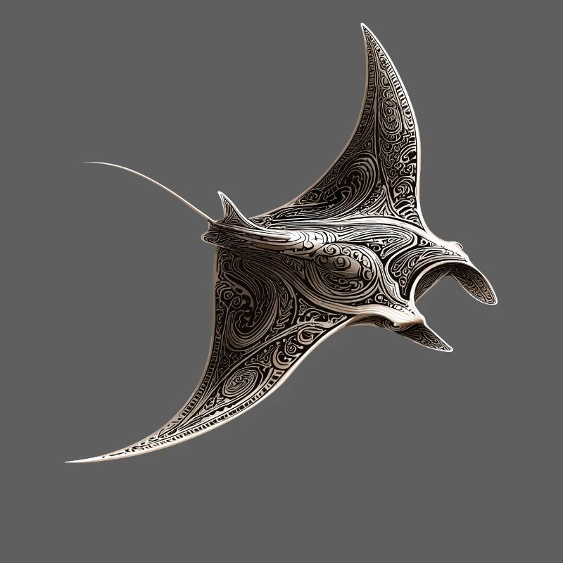 Manta Ray, Devil Ray, Stingray, Diver