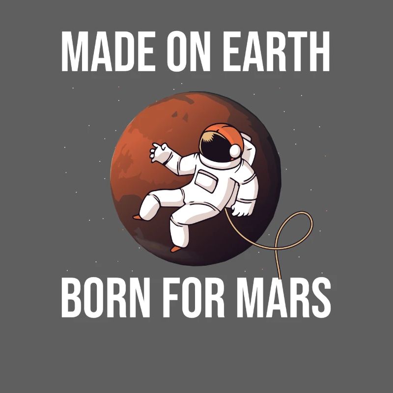 Mars Planet Space Vintage Rocket