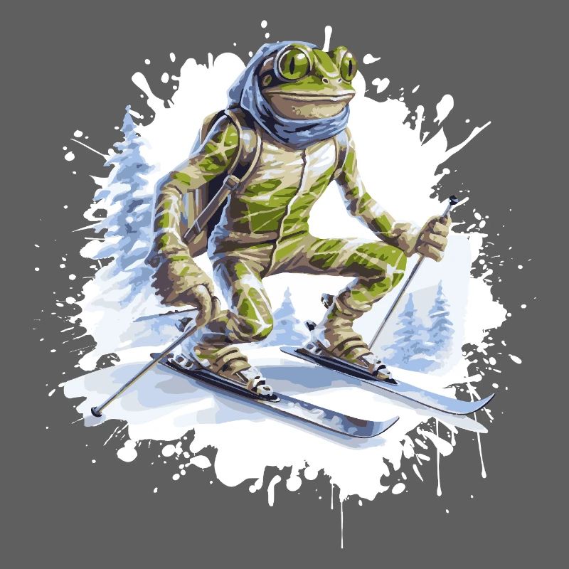 Frog Ski Skiing