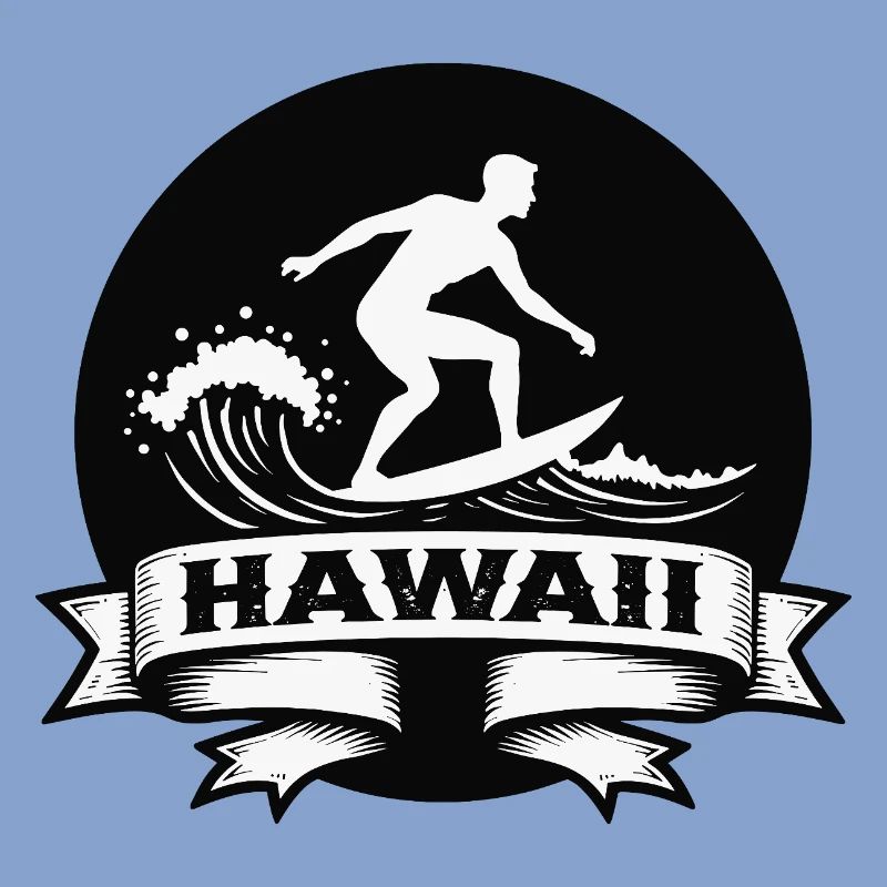 Surfer Hawaii Wave Banner