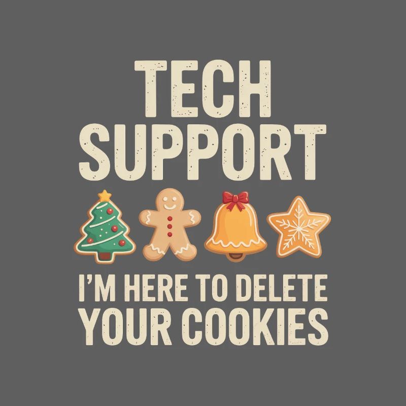 Tech Support Cookies Meme Tee