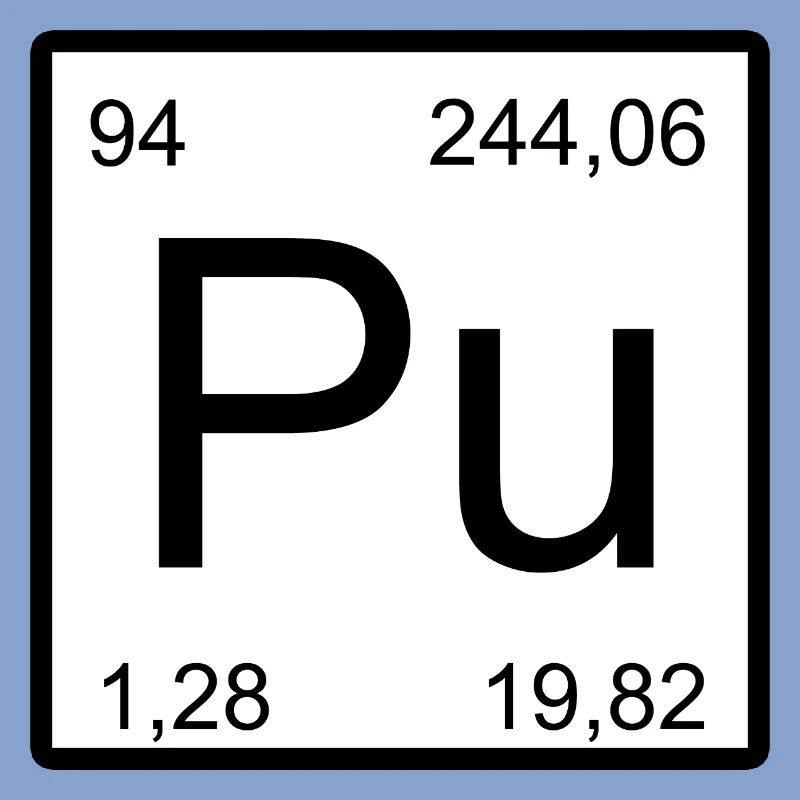 Conception de l’élément de plutonium Pu