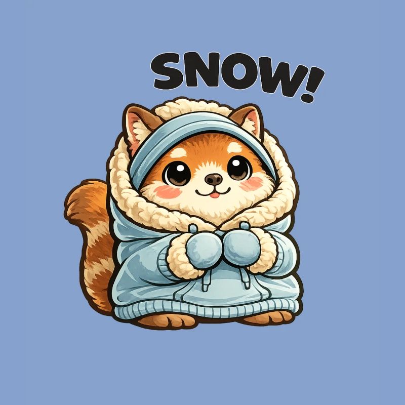 Fuchs im Winterpullover