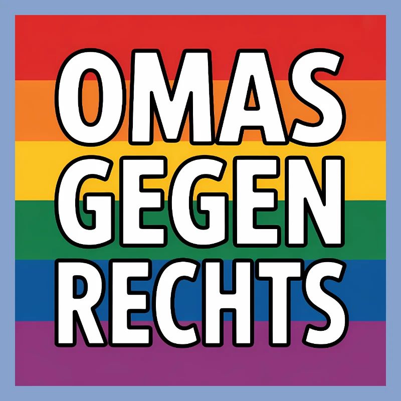 Omas gegen Rechts - Antifa Regenbogen Tee