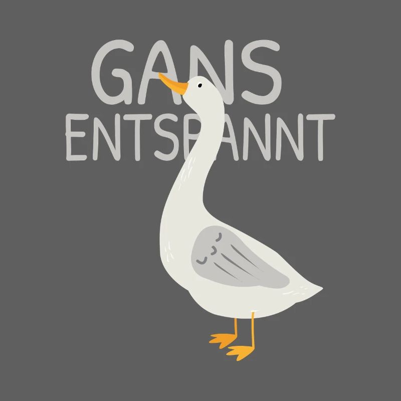 Goose Relaxed – Funny Pun Saying