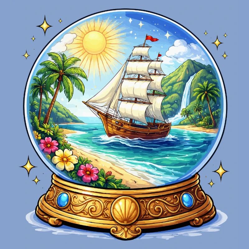 Ship's dream spherical image