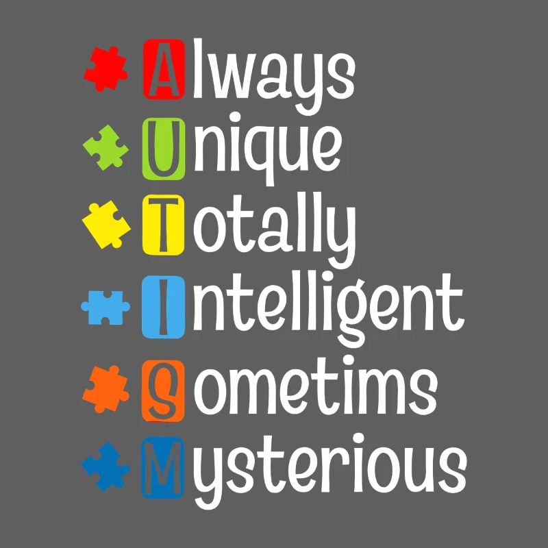 Autism Puzzle Pride: Unique Minds
