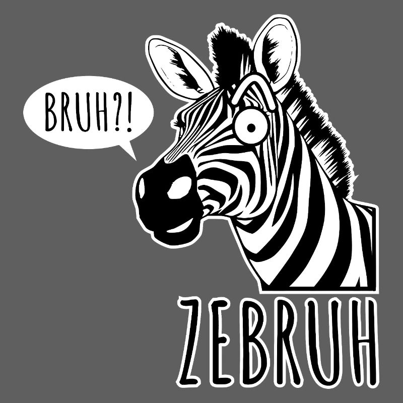 Zebra wird Zebruh weil Meme mäßig erstaunt Bro