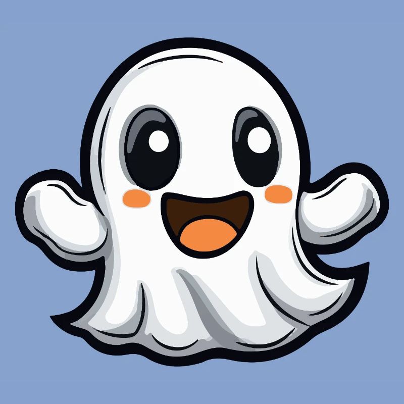 Geist Halloween Niedlich Comic