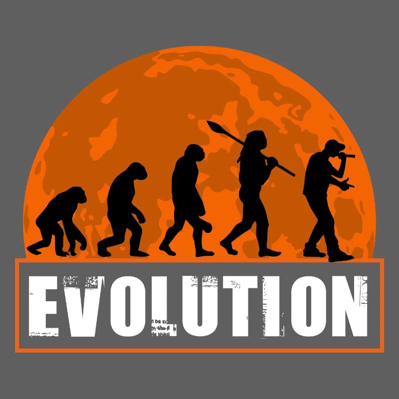 Funny Human Evolution Rapper