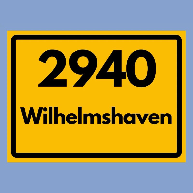 ANCIEN CODE POSTAL RÉTRO 2940 WILHELMSHAVEN