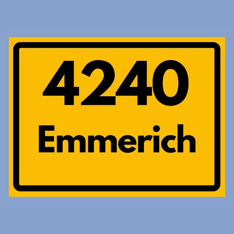 OLD POSTCODE POSTCODE RETRO 4240 EMMERICH – RHEIN