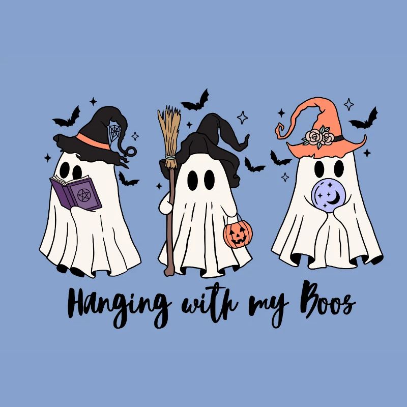 🧙 ♀️ Witchy Ghost Squad – Effrayant et mignon 👻