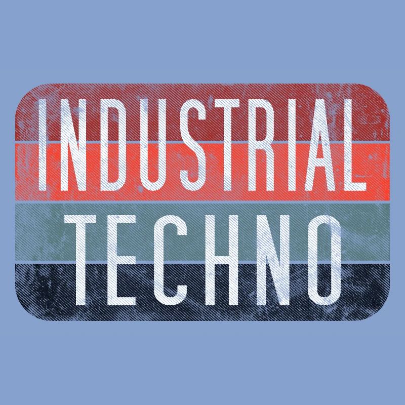 Industrial Techno Retro Gradient