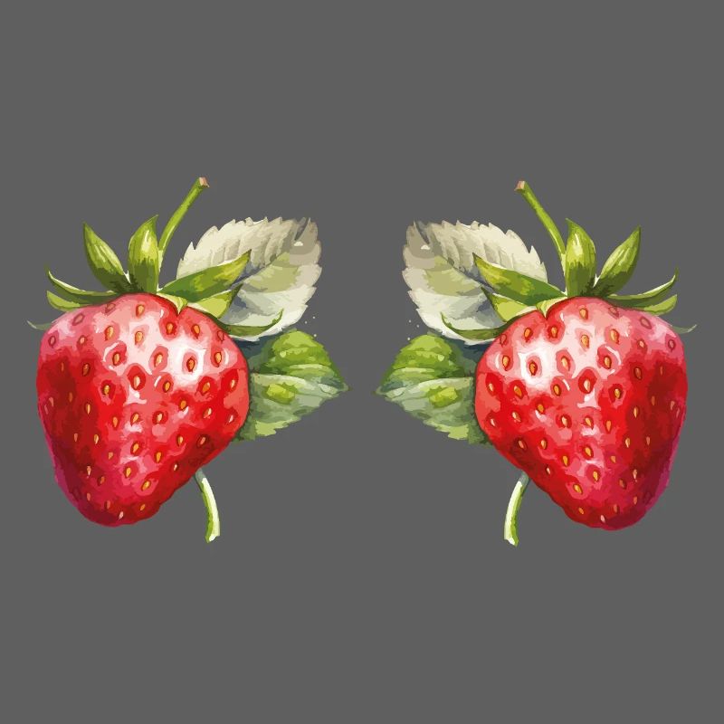 Fraises Aquarelle