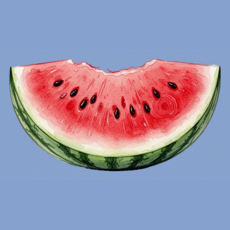 Pastèque Aquarelle
