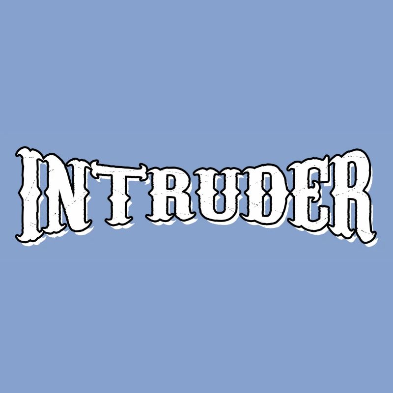 intrus hacker intrus clan sticker ordinateur
