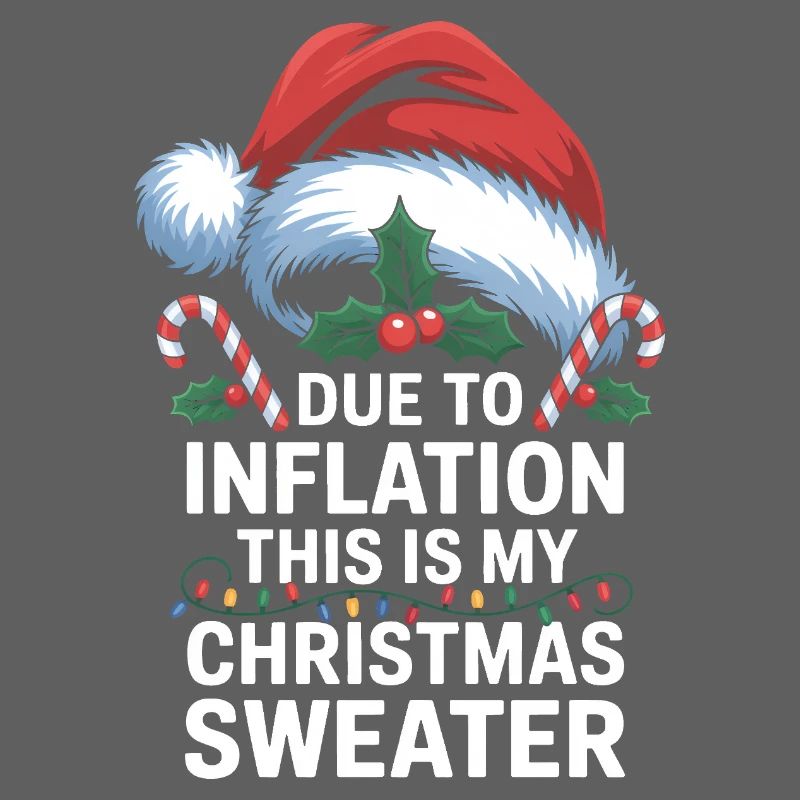 Jeu de mots sur l’inflation avec le pull de Noël