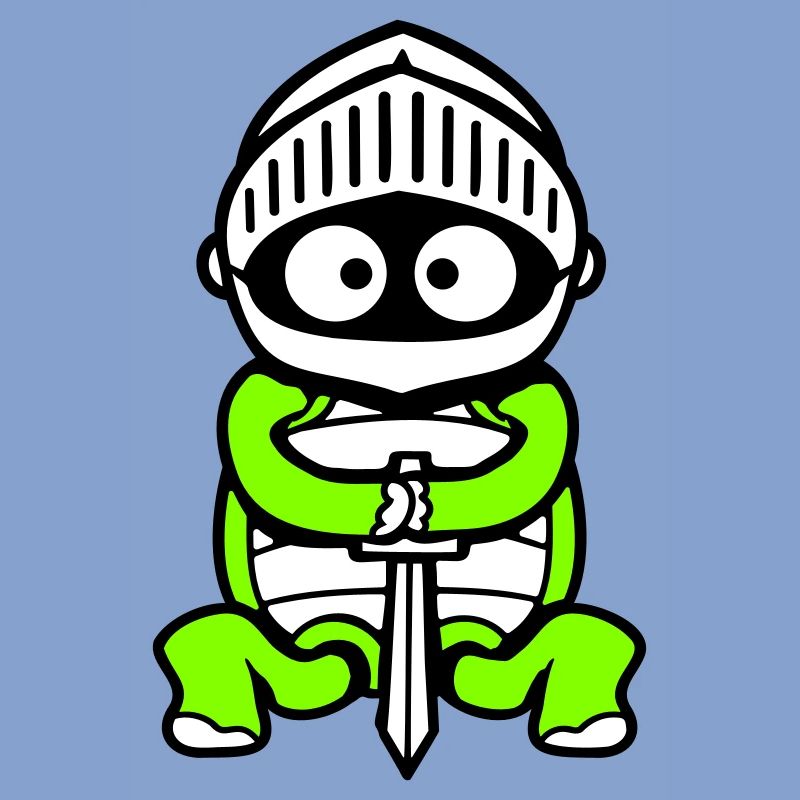 Turtle Knight Sword Fighter Armor Helmet