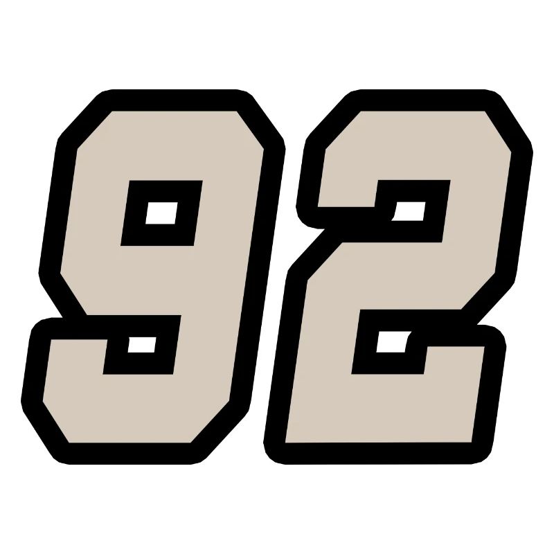 Nummer zweiundneunzig 92