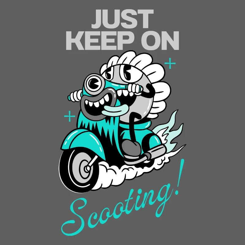 Just Keep On Scooting – Comic Scooter Fun