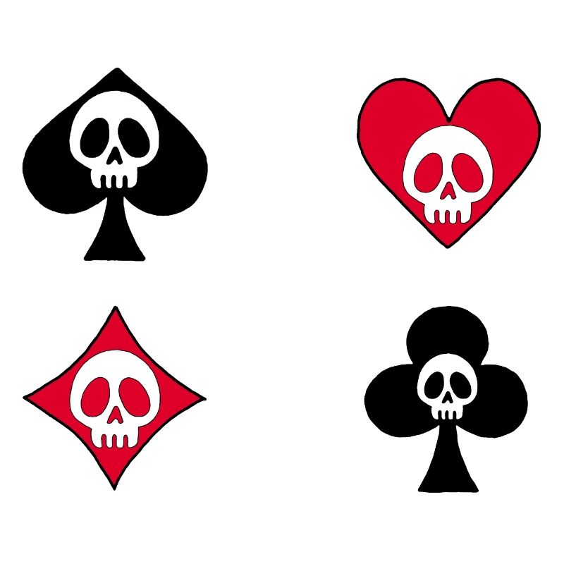 Skull on Game Cards
