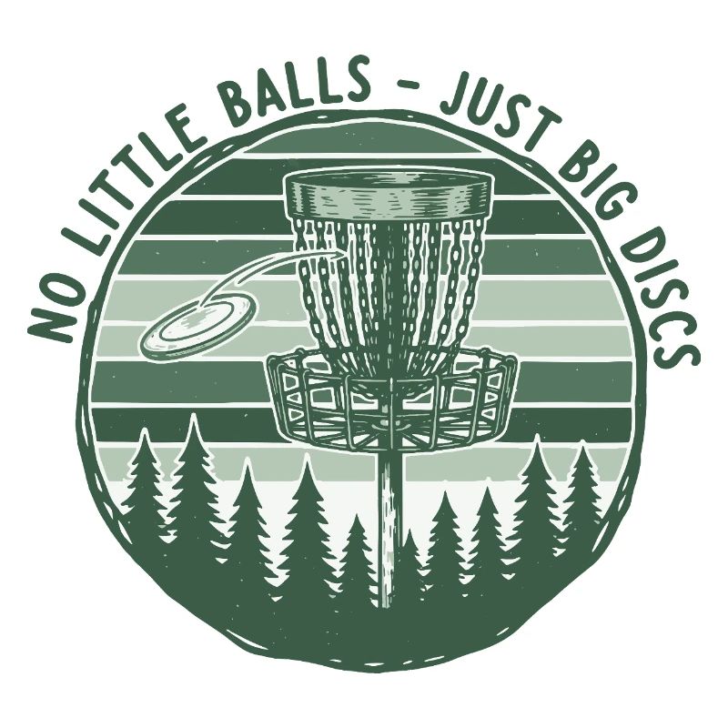 Pas de petites balles, juste de gros disques, drôle de disc golf