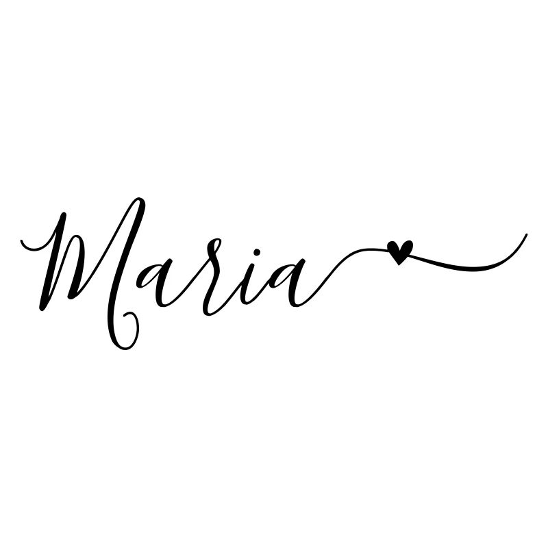 Maria Name First Name Decorative