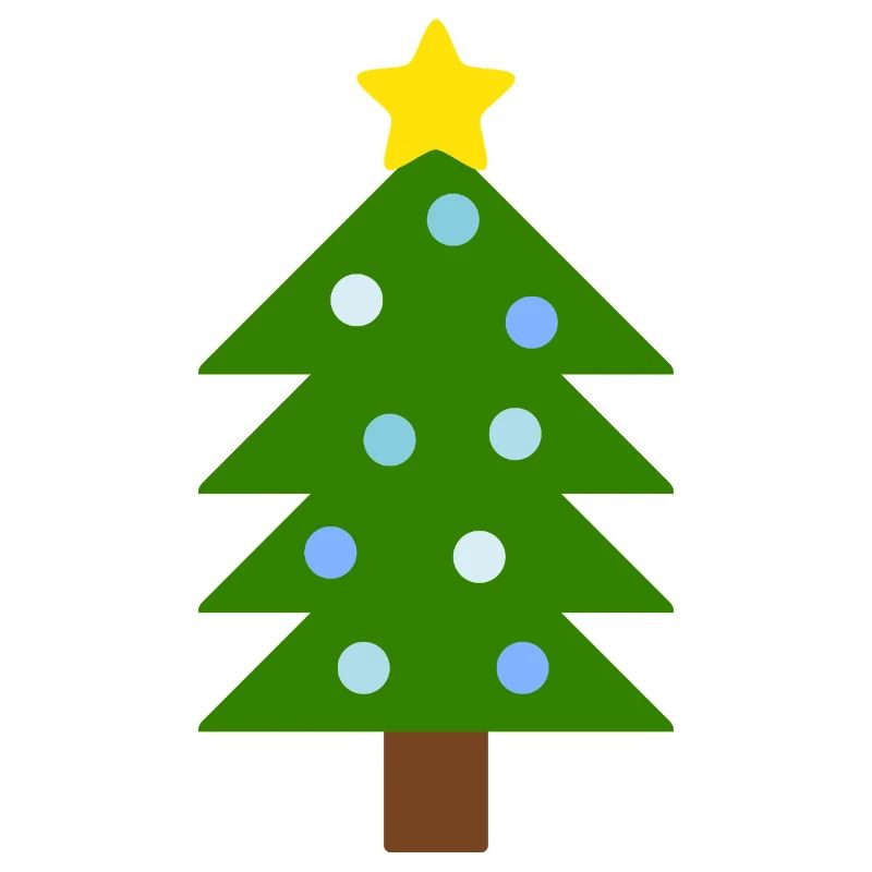 Festive Pine Christmas Tree