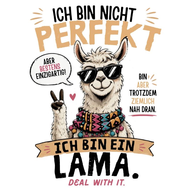 Perfekt: Einzigartige Llama-Style Illustration