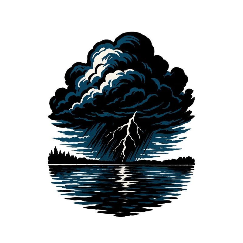 Sturm über den See