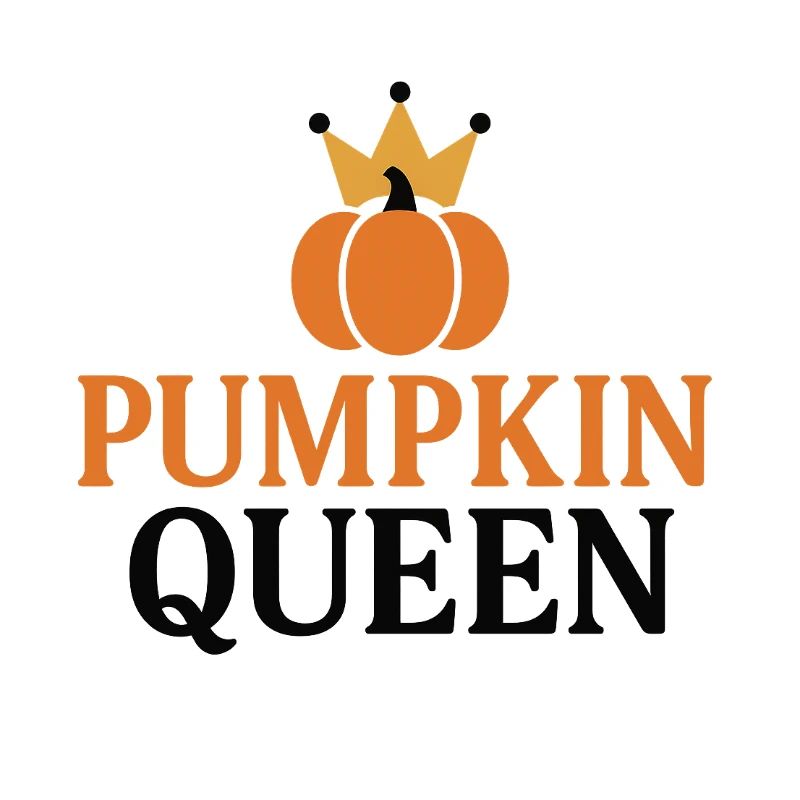 Conception de reines de citrouilles