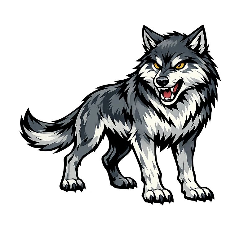 Wolf Ghost Illustration