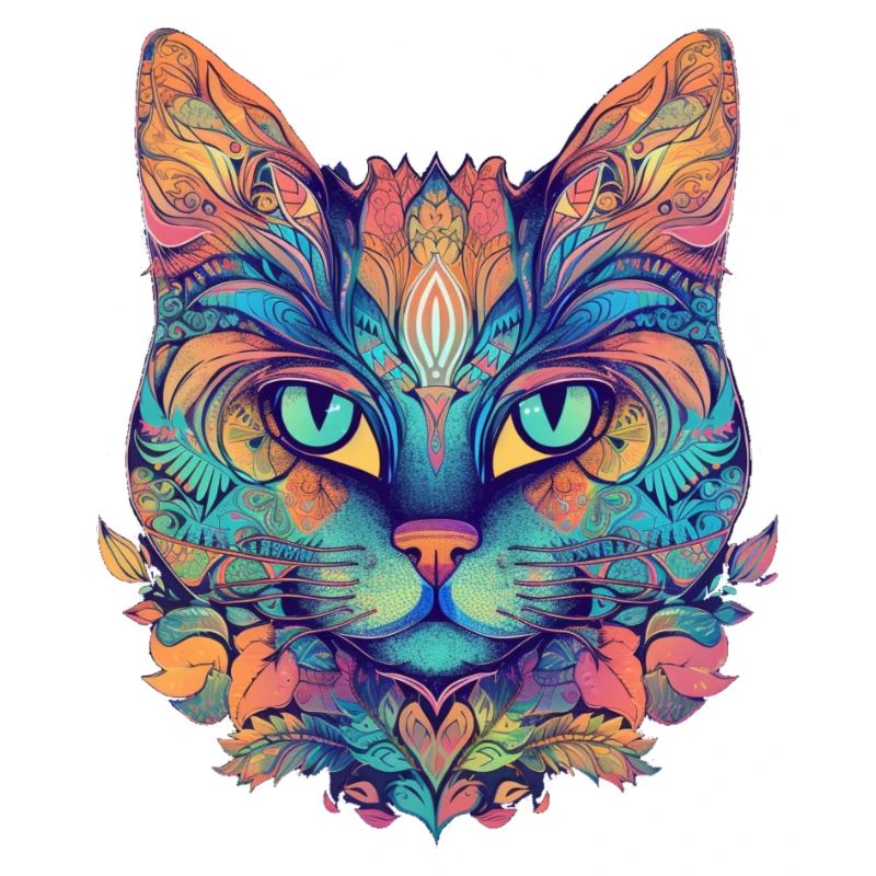 Chat abstrait