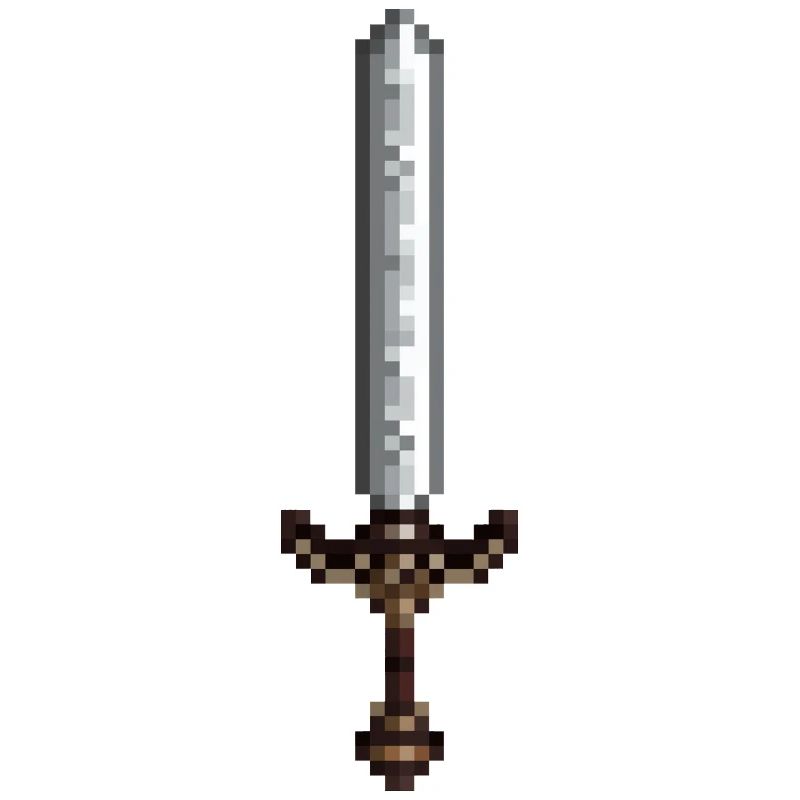 Sword pixel art retro style 8 bit