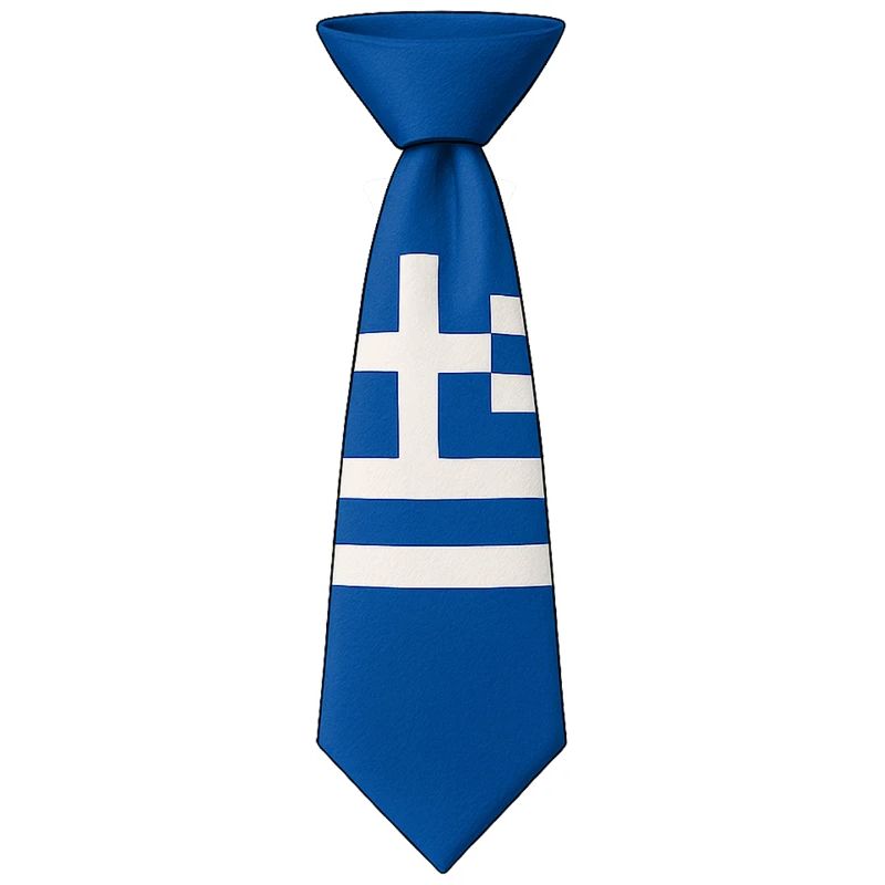 Cravate grecque – Drapeau