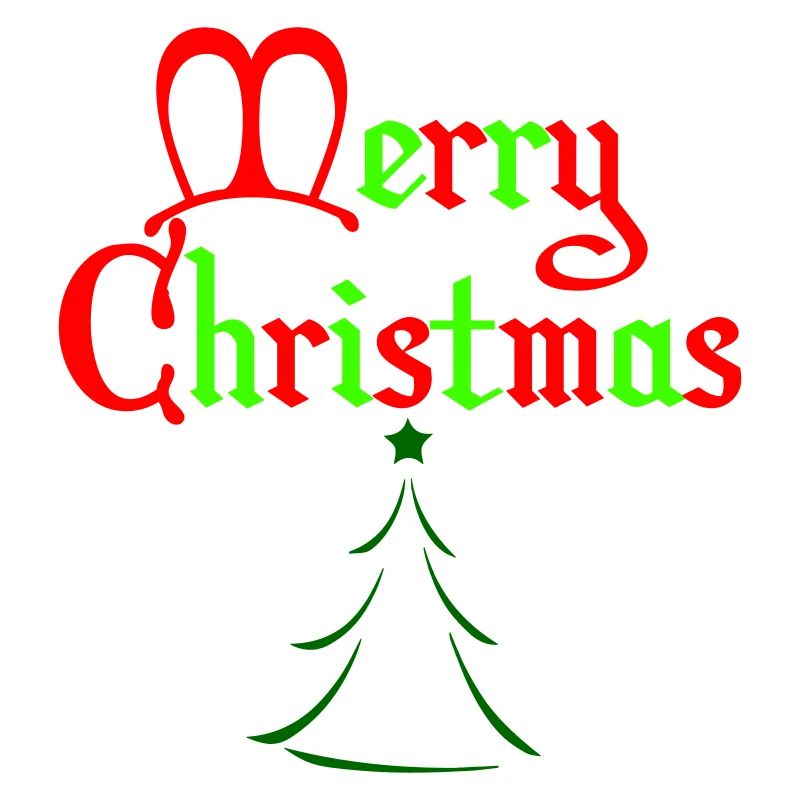 Merry Christmas Gothic Tree