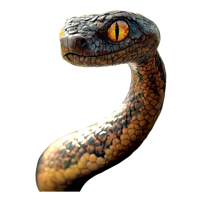 Serpent Python Cobra Mamba Serpent à sonnettes Serpent