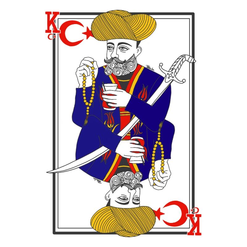 Turkish Tradition Playing Card