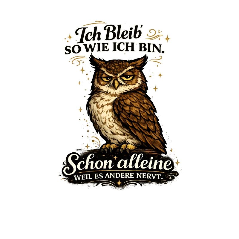 Eule - Ich bleib so wie ich bin