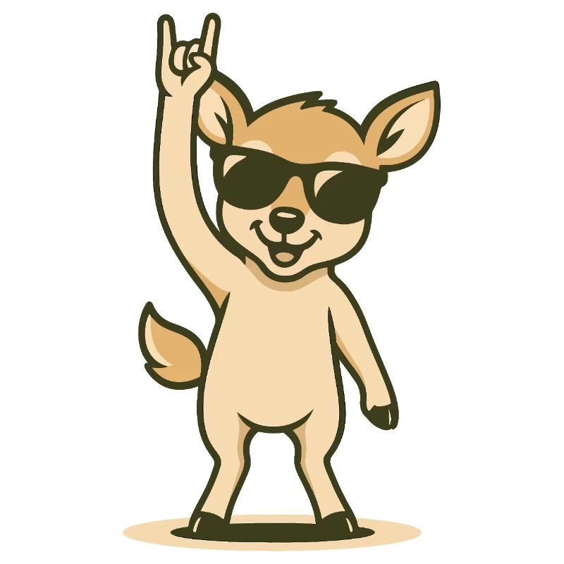 Waldrand-Rocker Rehkitz