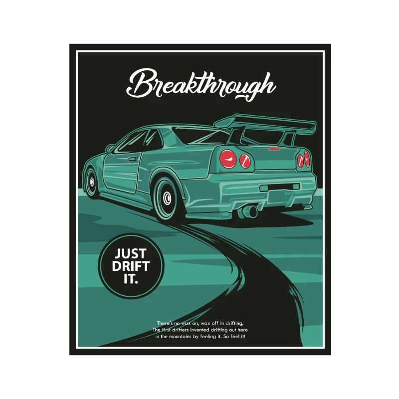 Breakthrough Drift Teal Car