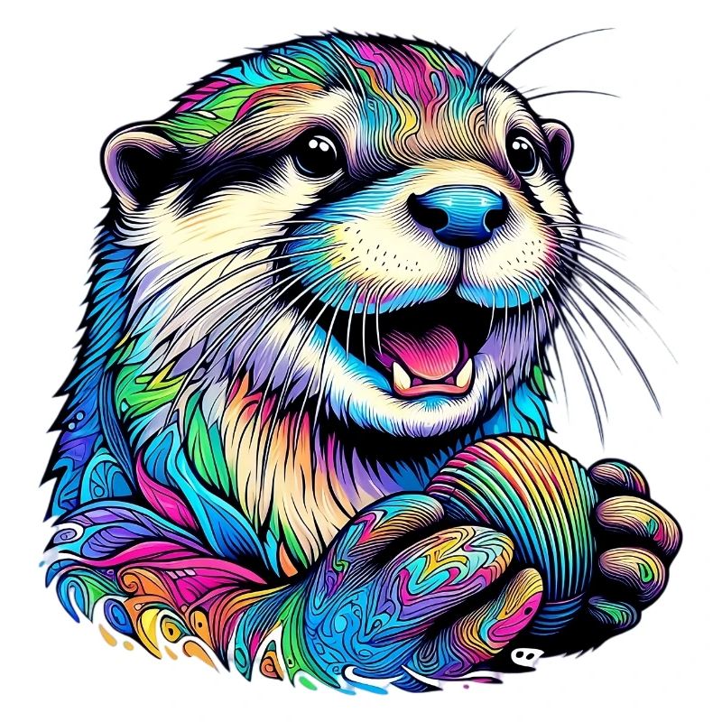 Otter with Shell