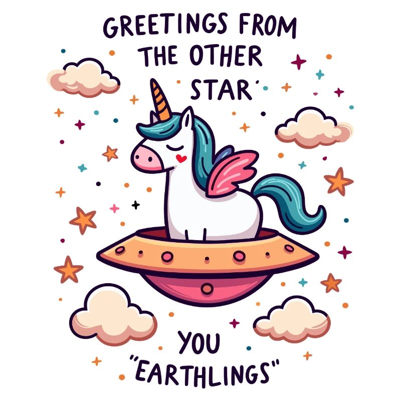 Licorne vue de l’espace