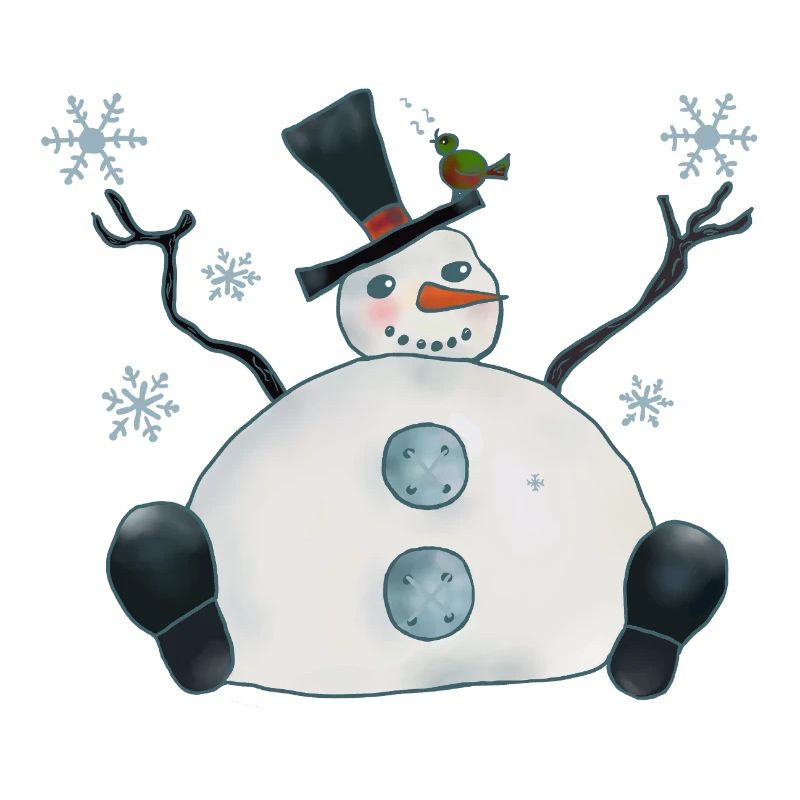 Dicker Schneemann