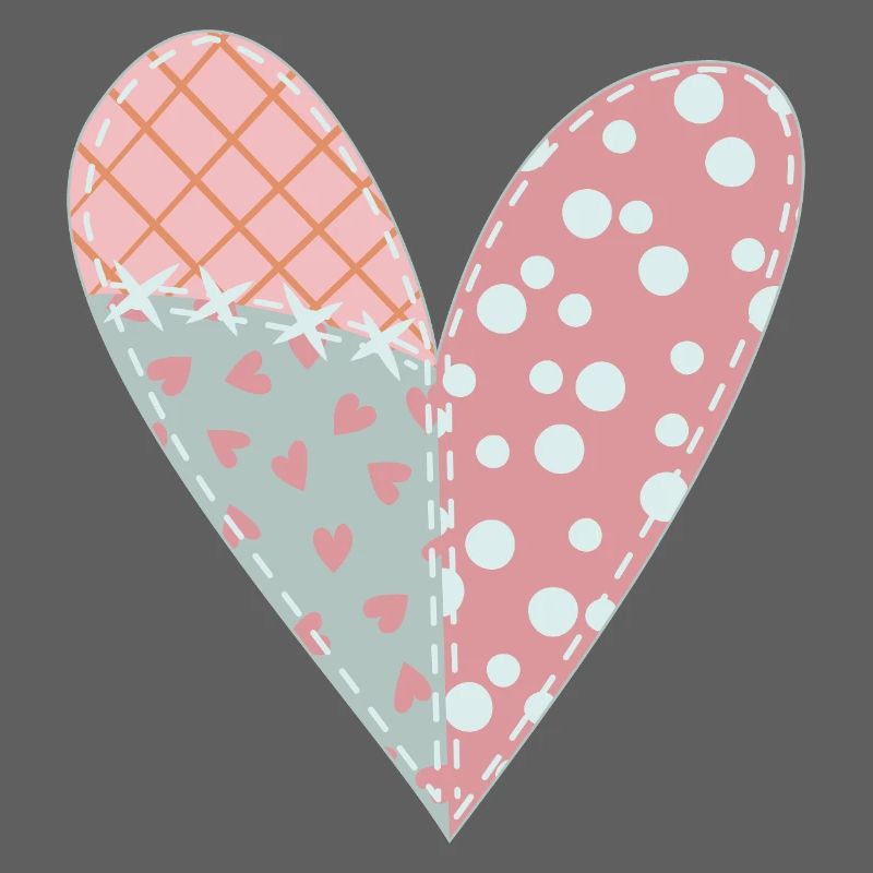 Patchwork Herz Nr. 6