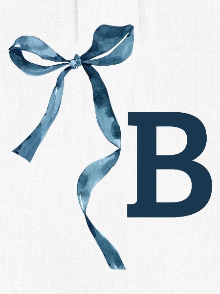 Monogramm b Geschenkidee
