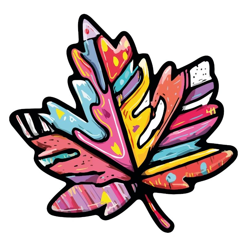 Maple Leaf Colorful Autumn